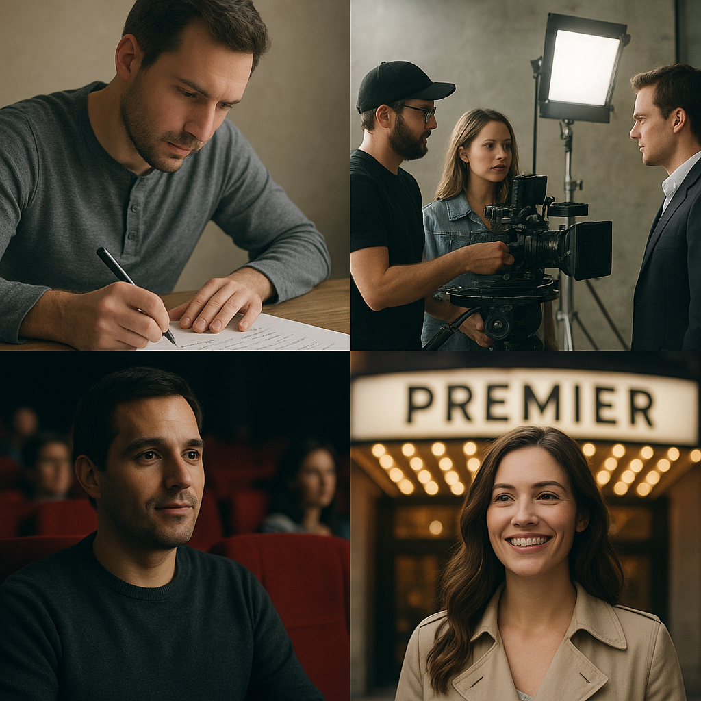 Jak powstaje film – od scenariusza po premierę