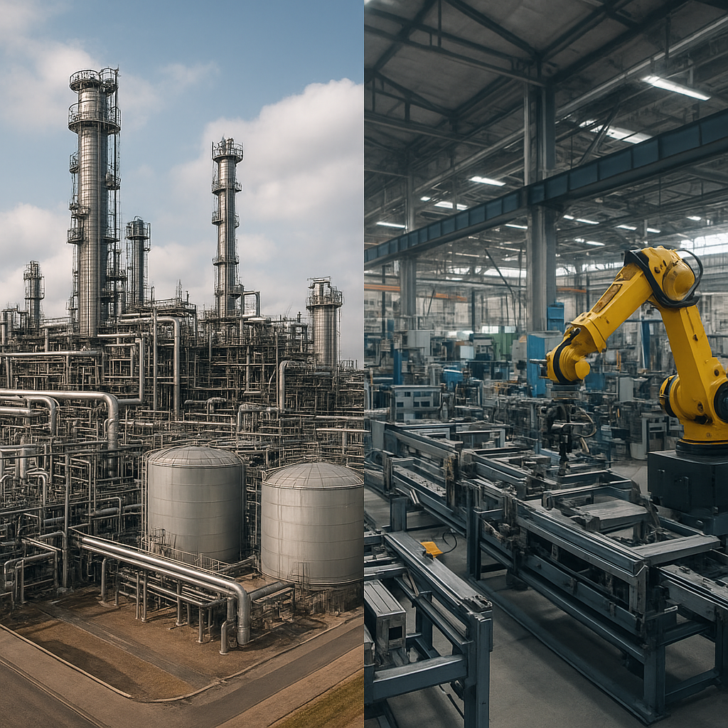 Przemysł na świecie – porównanie